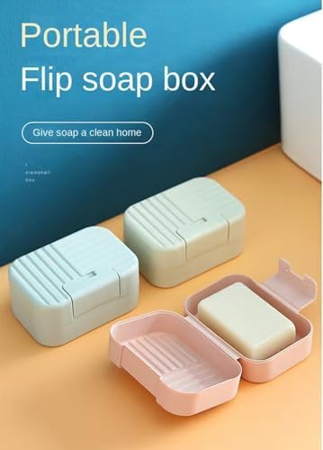 2 Pack Travel Soap Holder Pink Portable