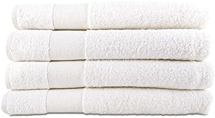 Hencely Premium Bath Towel Set of 4 28x58 Inches