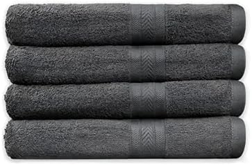 Luxury 100 Cotton Bath Towels Set of 4