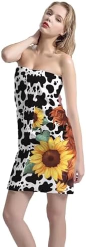 INSTANTARTS Cow Tattoo Baby Highland Cow Bath Towel
