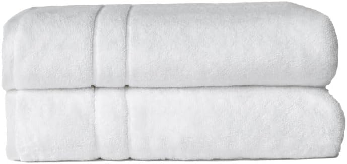 Cozy Earth Premium Plush White Bath Towel