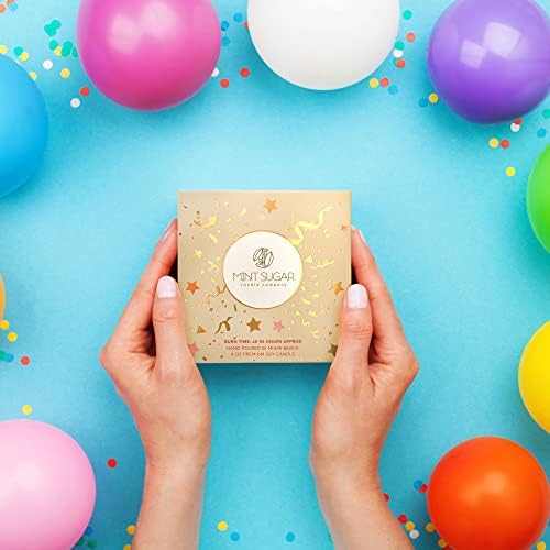 Happy Birthday Candle - Vanilla Cake Scent 9oz Made in USA