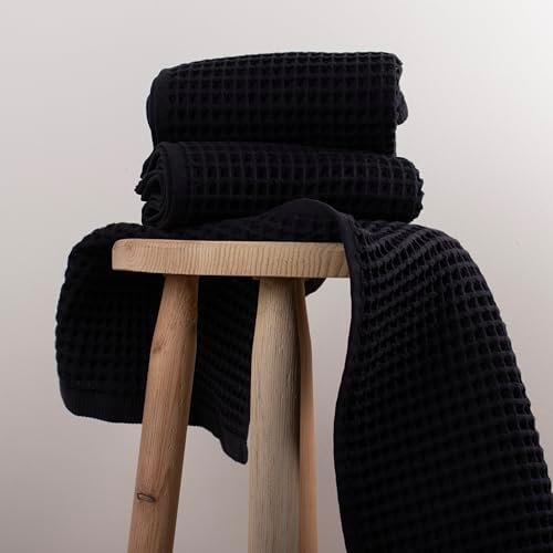 Pskl Turkish Cotton Waffle Bath Towels Pack of 2