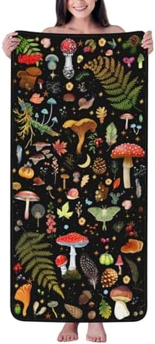 YETOUTOU Mushroom Bath Towels Set