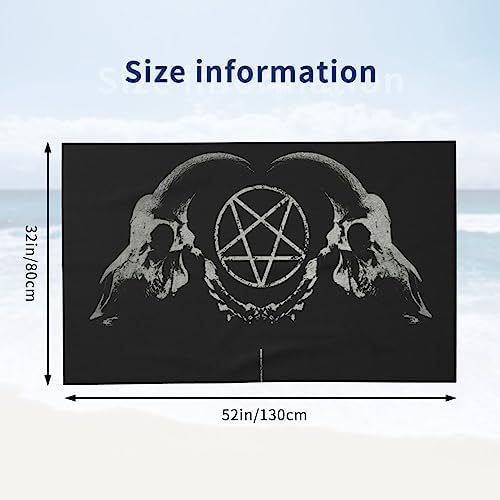 Gizmac Satanic Occult Wiccan Microfiber Bath Towel
