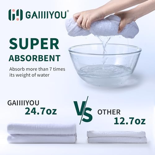 GAIIIIYOU Purple Blue Marble Bath Towel