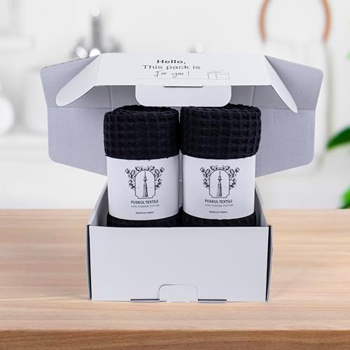 Pskl Turkish Cotton Waffle Bath Towels Pack of 2