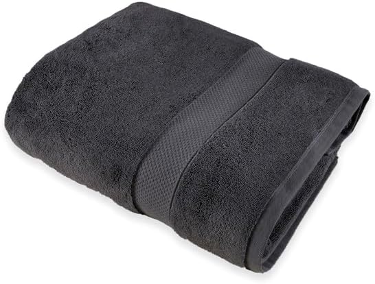 Loft Egyptian Cotton Bath Towel Set 4 Pack Dark Grey