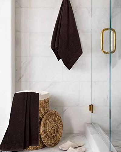 Belizzi Home Ultra Soft 2 Pack Oversized Bath Towels - Brown
