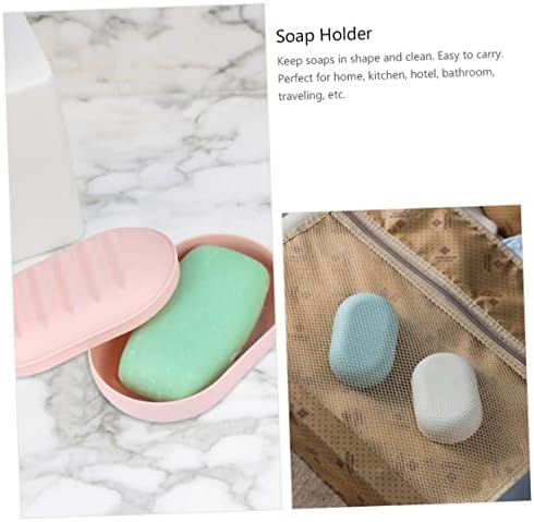 Zerodeko 8-Pack Travel Soap Holder Plastic Case