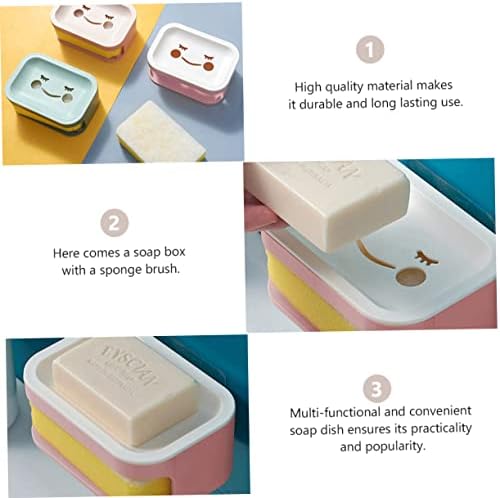 LIFKOME Wall-Mounted Double Layer Soap Holder with Drainage