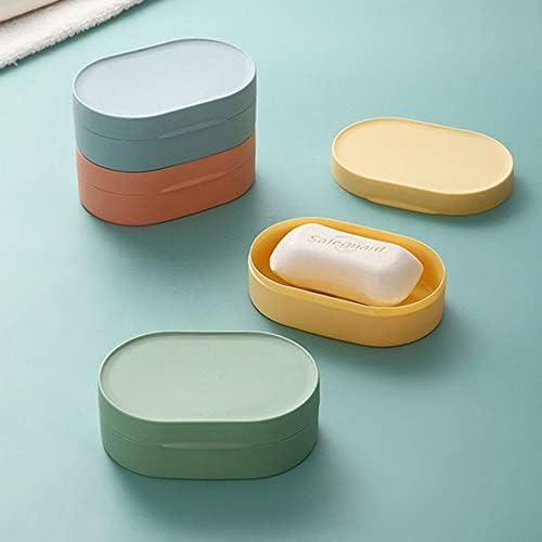 1PCS Travel Soap Box Durable Waterproof Holder with Lid