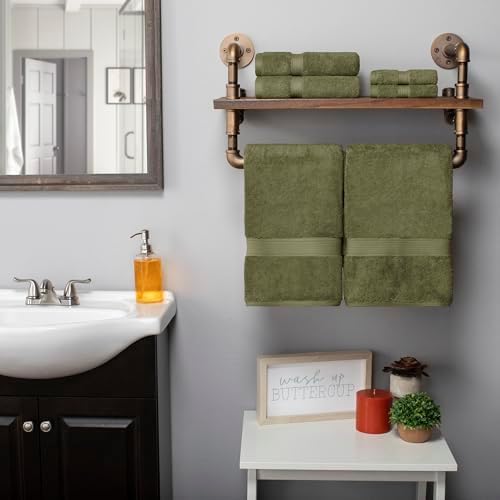 Superior Egyptian Cotton Pile 6-Piece Towel Set