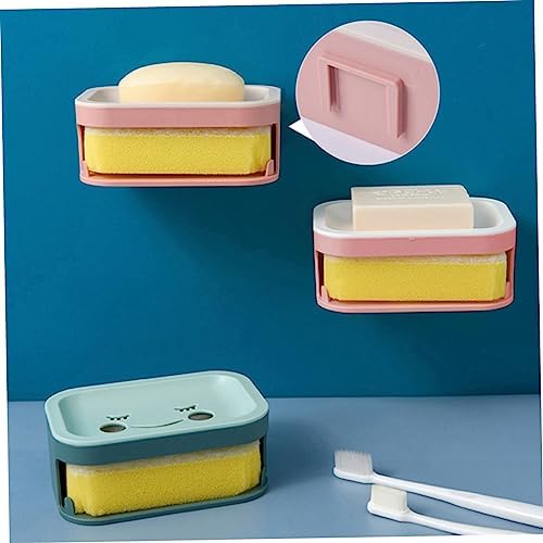 BUGUUYO Double Layer Wall-Mounted Soap Draining Dish