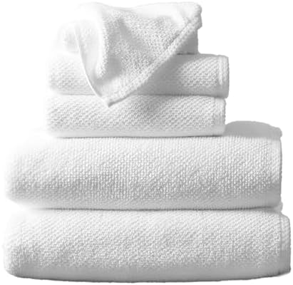 Great Bay Home White Bath Towels 6-Piece Set