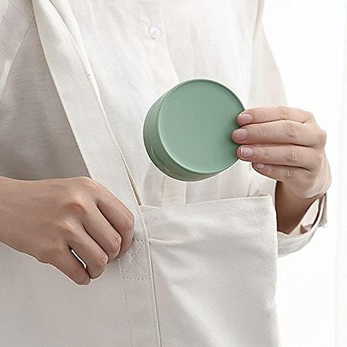 Sealed Round Soap Container with Lid Pink