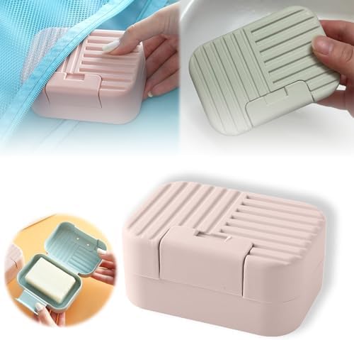 Travel Soap Case Box with Lid Portable and Leak Proof