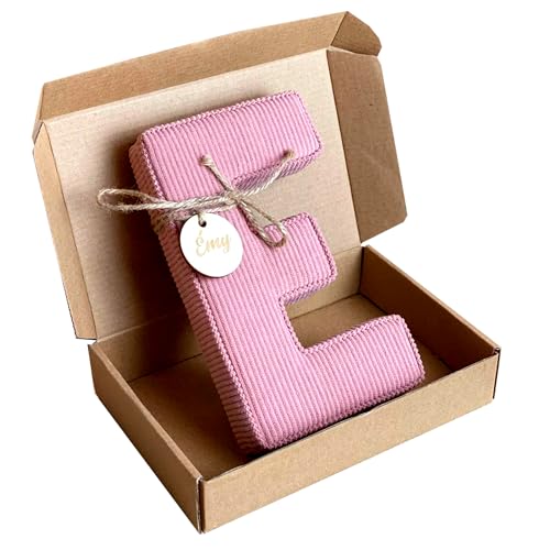 Handmade Corduroy Letters for Baby Toddler Decor