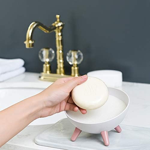 Atyhao Soap Dish with Drainage and Anti-Slip Design