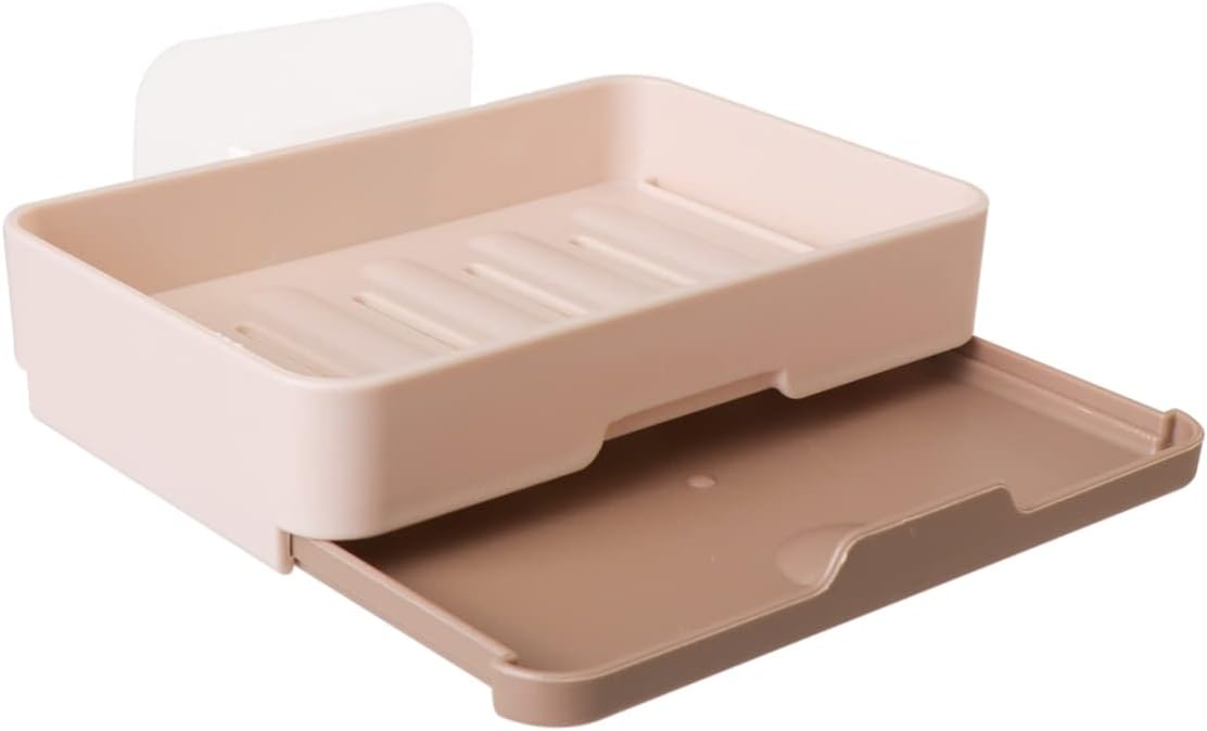 Hoement Leak Proof Soap Dish Wall Mounted Holder