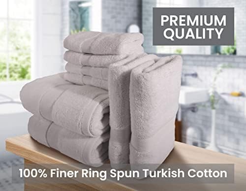 Bennett Shea 8-Piece Luxury Bath Towel Set 1