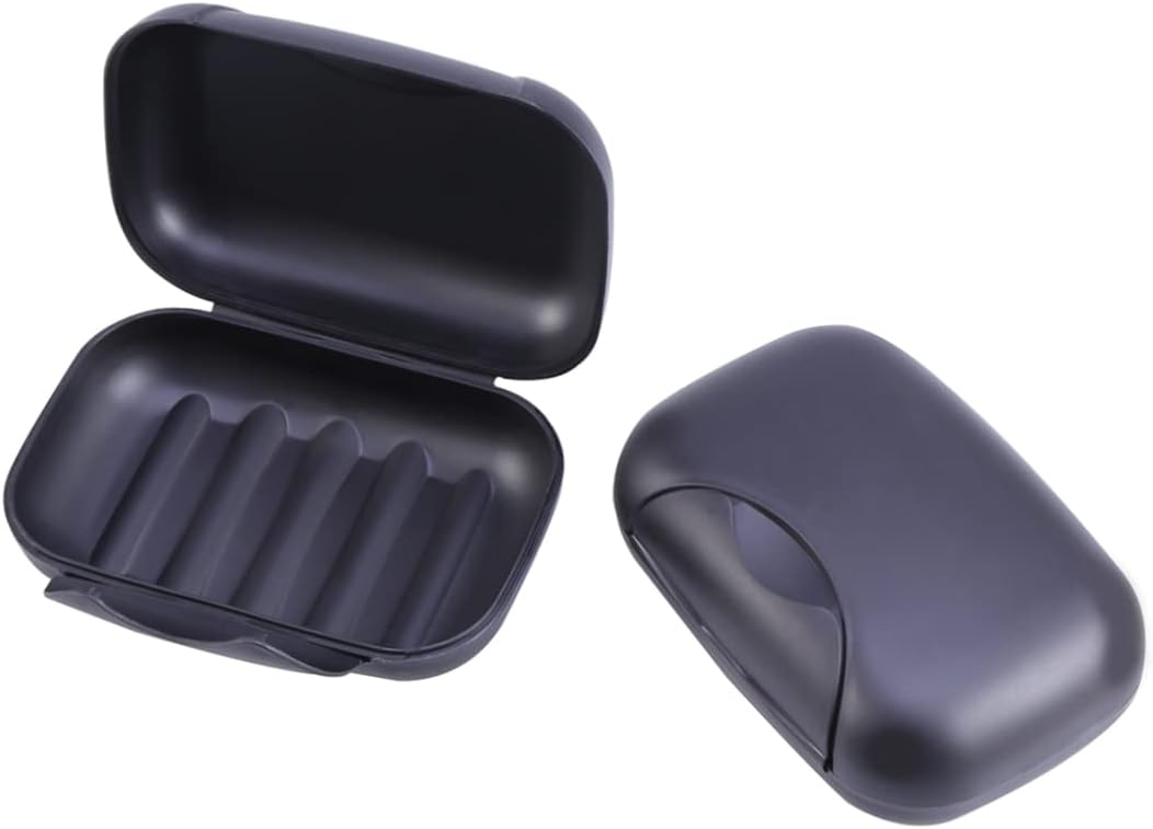 Ciieeo 2 Pack Portable Soap Dish for Travel Camping