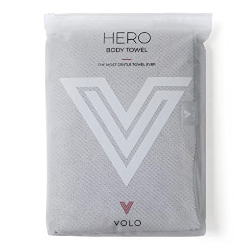 VOLO Hero Body Towel - Luna Gray Luxury Spa Towel 1