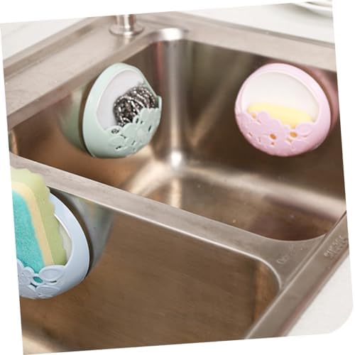 IMIKEYA Wall Mounted Soap Dispenser with Suction Cup - Pink