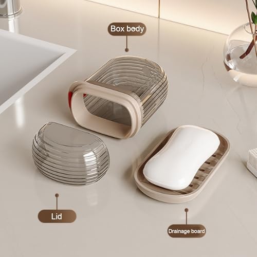 Loyliawa Soap Dishes with Drainage and Lock Design