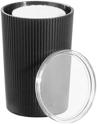 InterDesign iDesign Small Bathroom Storage Canister - BlackClear