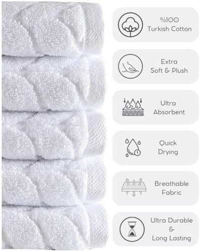 BAGNO MILANO Turkish Cotton Ultra Soft Bath Towel Set 2 pcs