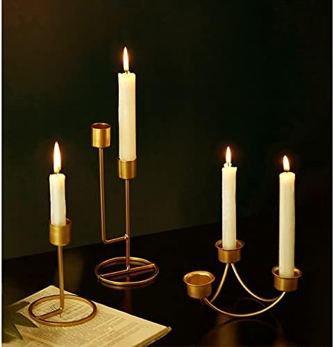 20 Pcs Aluminum Candlestick Holders