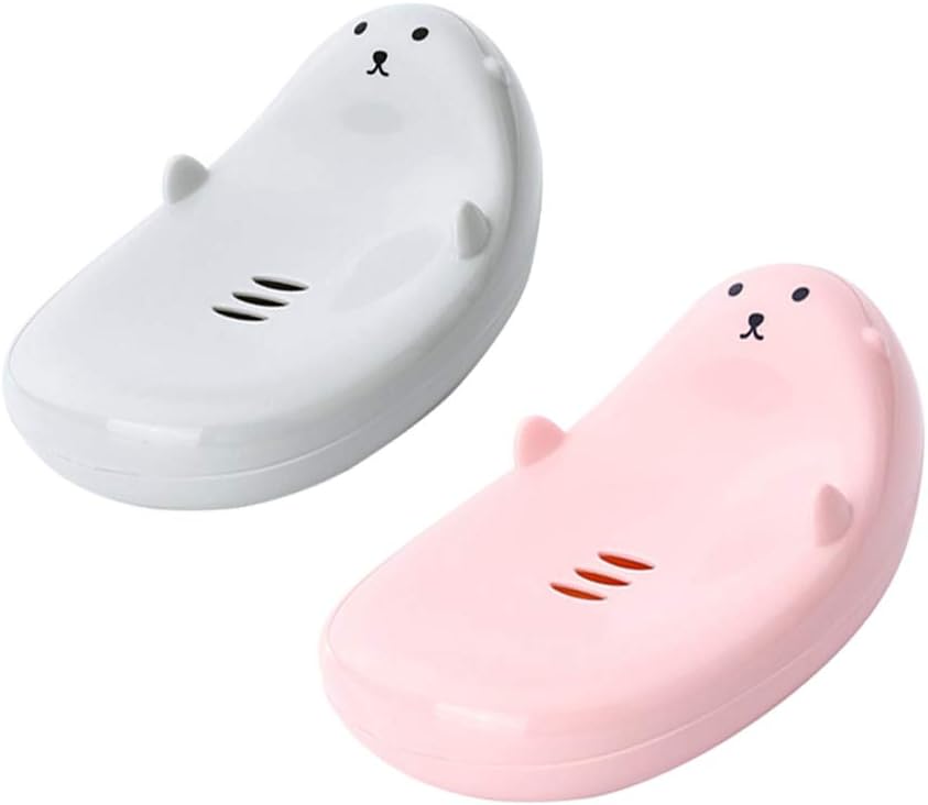 Cabilock Round Soap Dish Holder for Bathroom 1