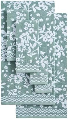 Lucky Brand Folk Floral 6 Piece Bath Towel Set