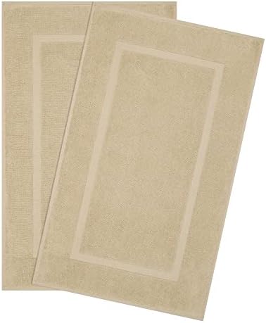 Cotton Paradise 100 Cotton Bath Mats Set of 2