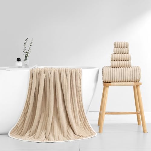 Robmic 40x80 Inch Luxury Microfiber Bath Sheet