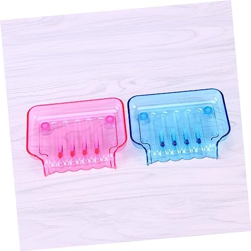 CONGARTENO Bathroom Waterfall Soap Dish with Clear Sponge Holder 1