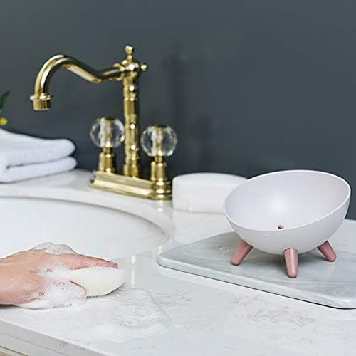 Atyhao Soap Dish with Drainage and Anti-Slip Design
