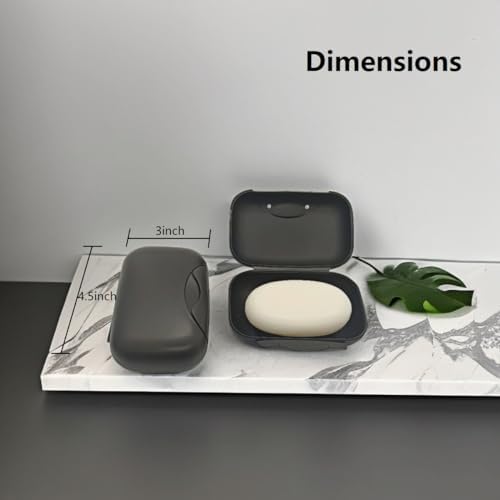 Vonpri Travel Soap Holder Bar Soap Dish for Bathroom Camping Gym