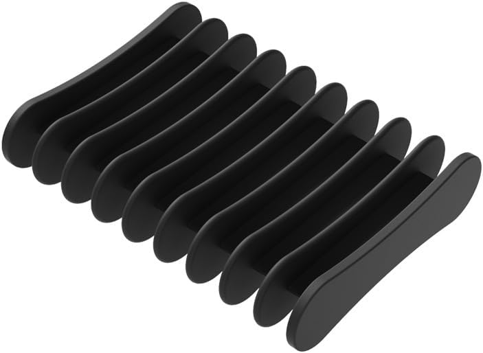 Silicone Soap Holder Dry Tray with Drainage Non-Slip Easy Cleaning Bathroom Organizer