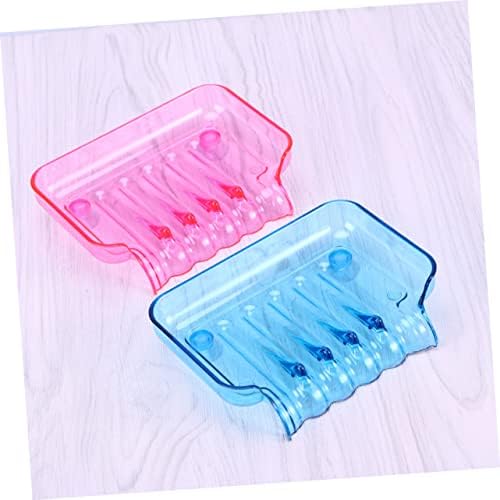 CONGARTENO Bathroom Waterfall Soap Dish with Clear Sponge Holder 1