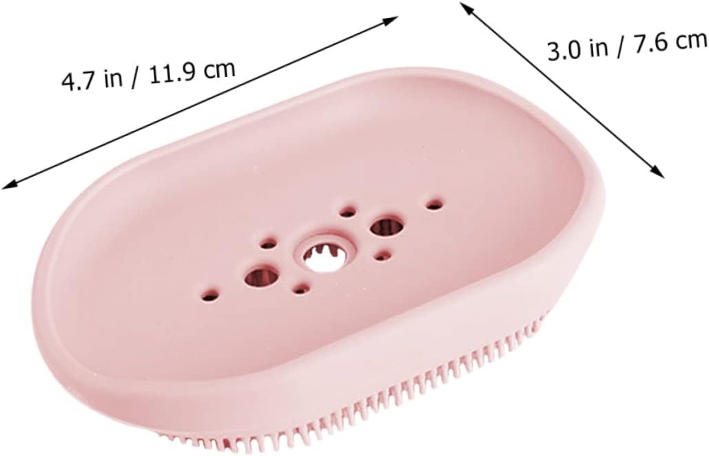 LIFKOME Draining Soap Tray with Silicone Holder