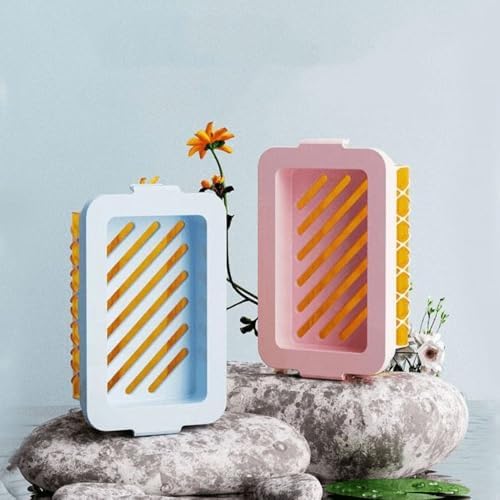 Anti-Slip Ceramic Soap Holder with Drainage for Home