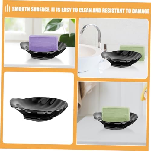 Ciieeo 2pcs Shell Soap Holder for Bathroom Kitchen