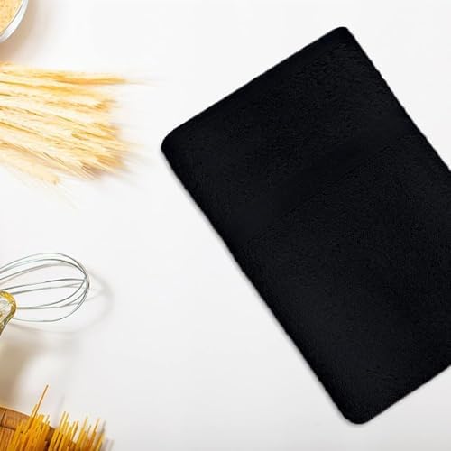 TOALLA 12-Pack Cotton Bath Towels 27x54 Black