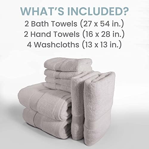 Bennett Shea 8-Piece Luxury Bath Towel Set 1