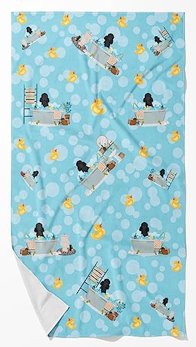Carolines Treasures WDK5657BTLG Poodle Bath Towel Large