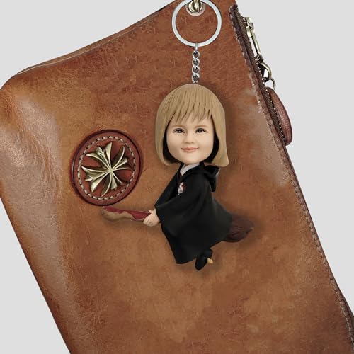 Custom Figurine Keychain for Women Girls Sister Best Friend GF Mom Teacher