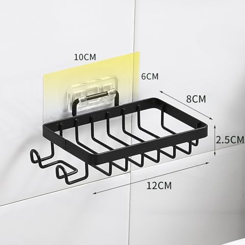 Grebest Stainless Steel Soap Loofah Holder Wall Mount 1pc