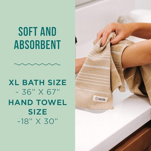 Sand Cloud Classic Fringeless XL Bath Bundle 4 Pack 1